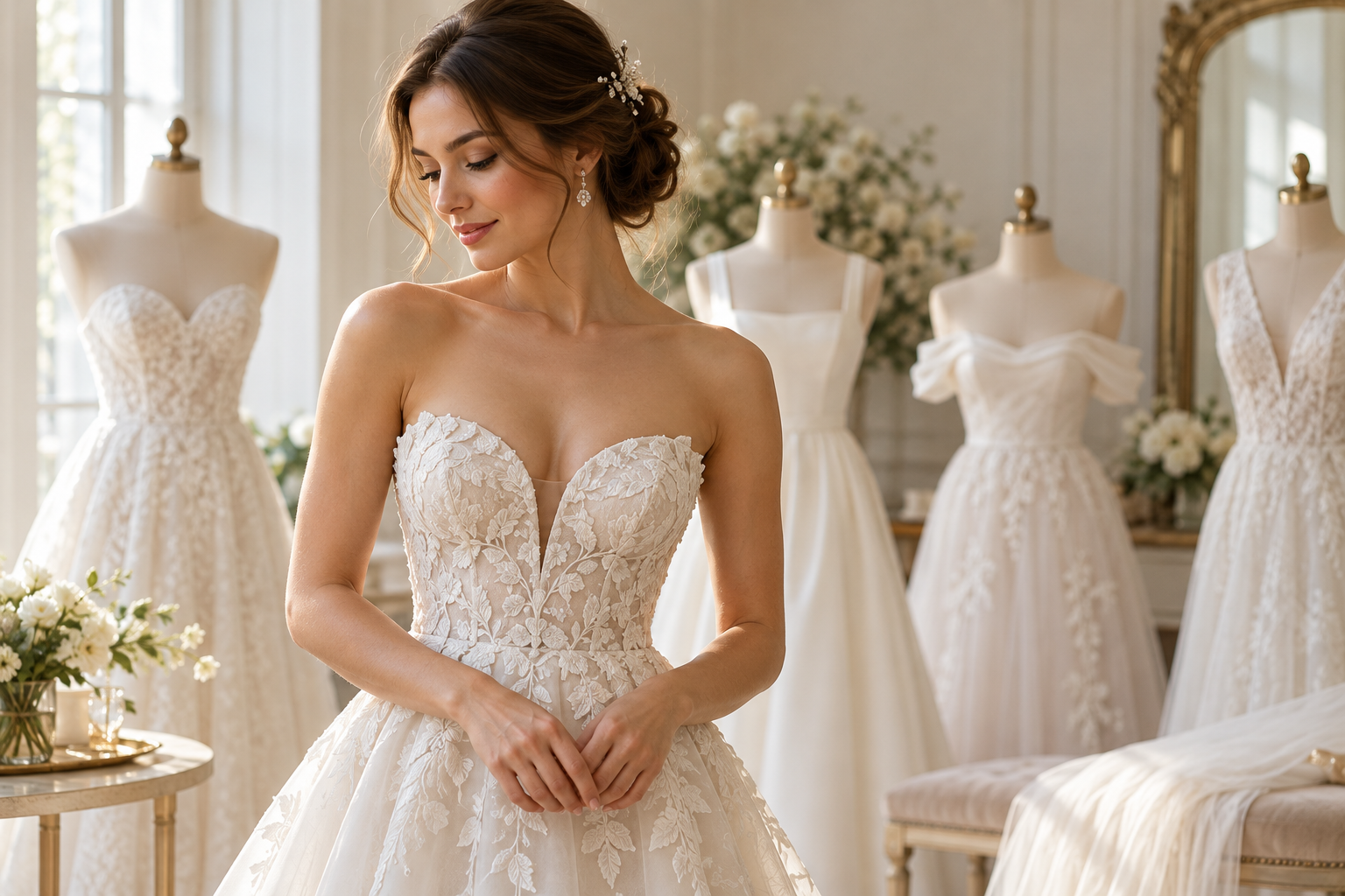 Tipos de decote para vestido de noiva: principais modelos
